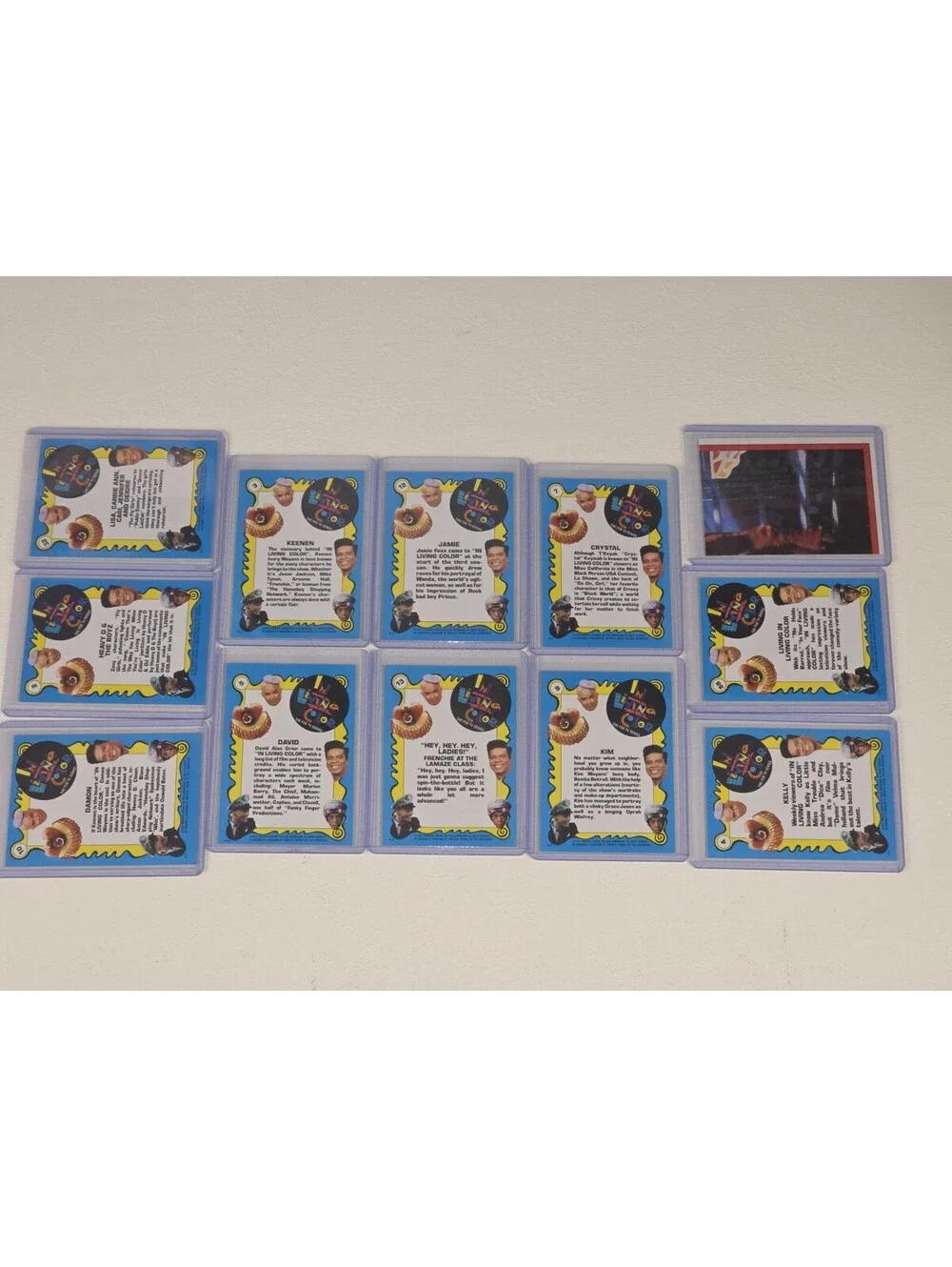 Lot Of 12 Vintage In Living Color TV Series Trading Cards BIG CARDS JLO